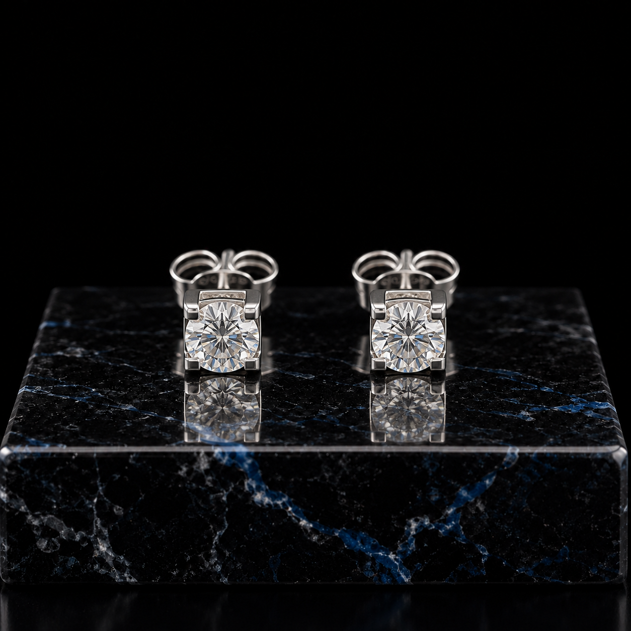ORECCHINI SOLITAIRE - Vista 1