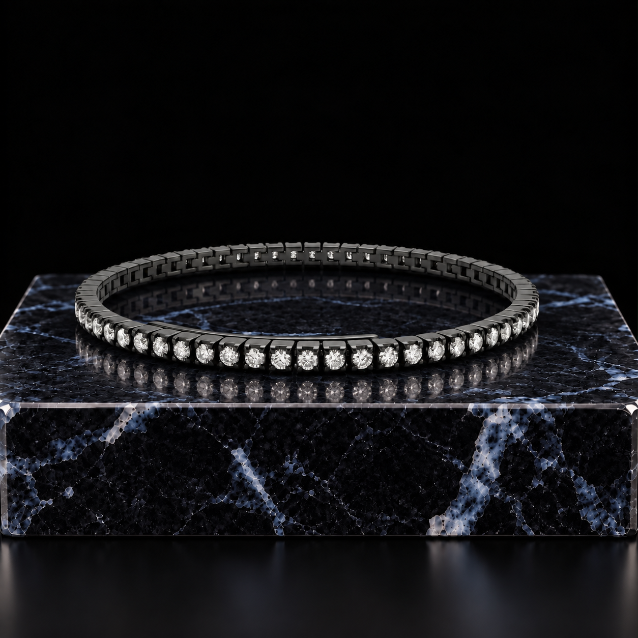 BRACCIALE TENNIS BLACK - Vista 1